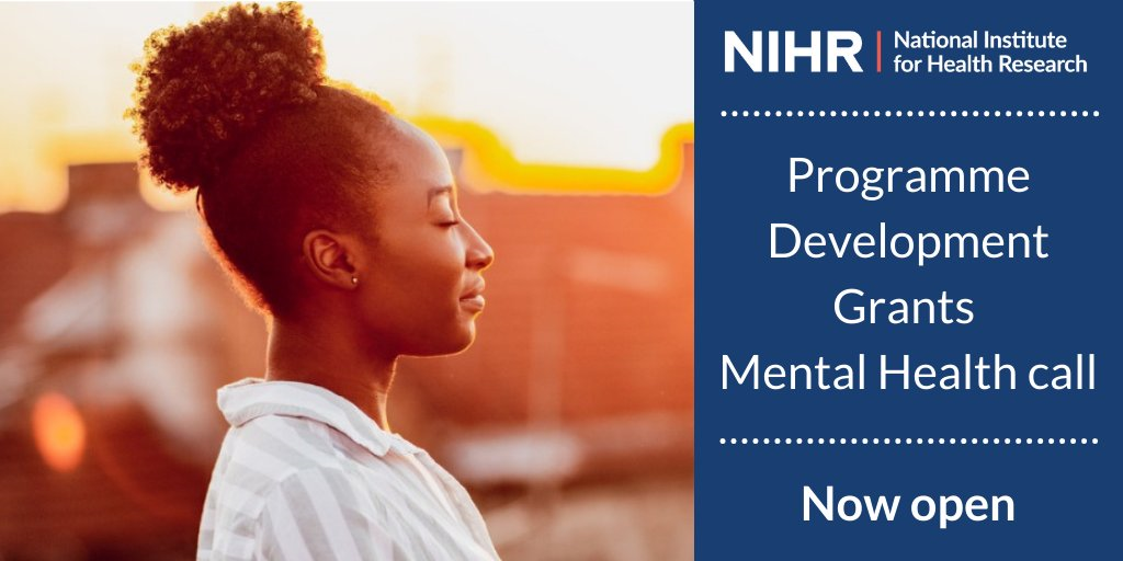 Programme development grants – mental health call, 4 August 2021 deadline