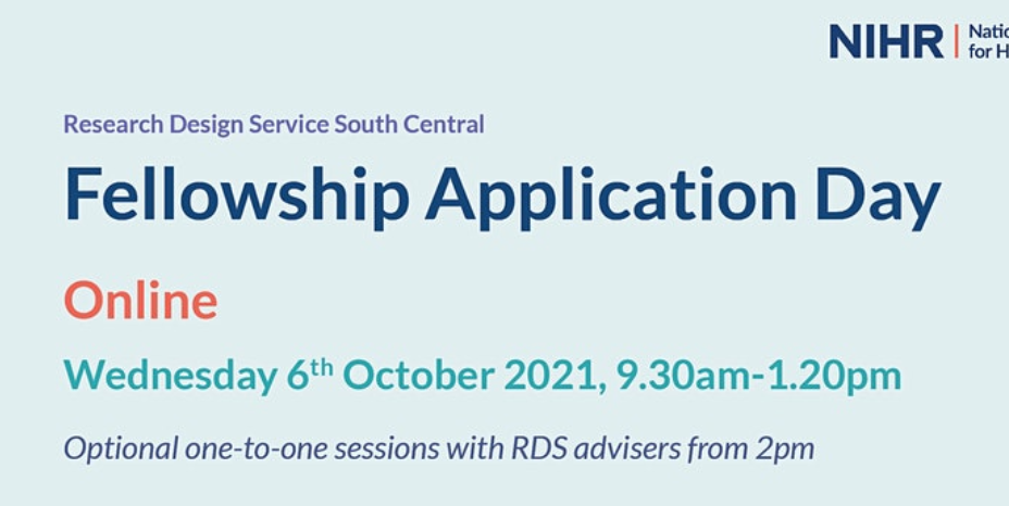 NIHR fellowship application day – 6 October