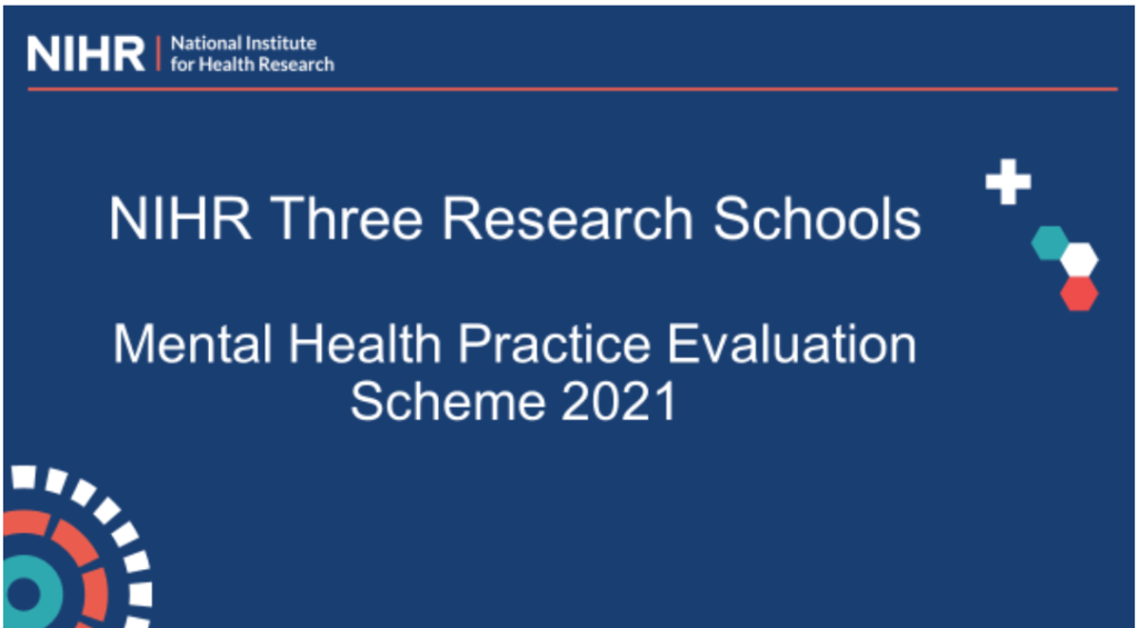 Mental Health Practice Evaluation Scheme – EOI deadline 8 October 2021