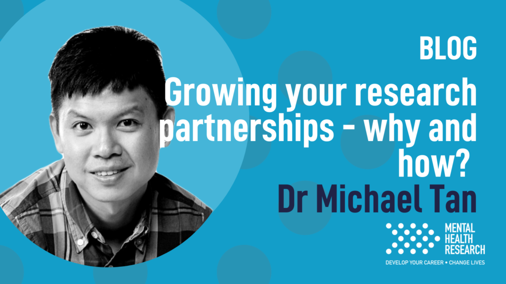 Growing interdisciplinary collaborations in mental health research – Dr Michael Tan