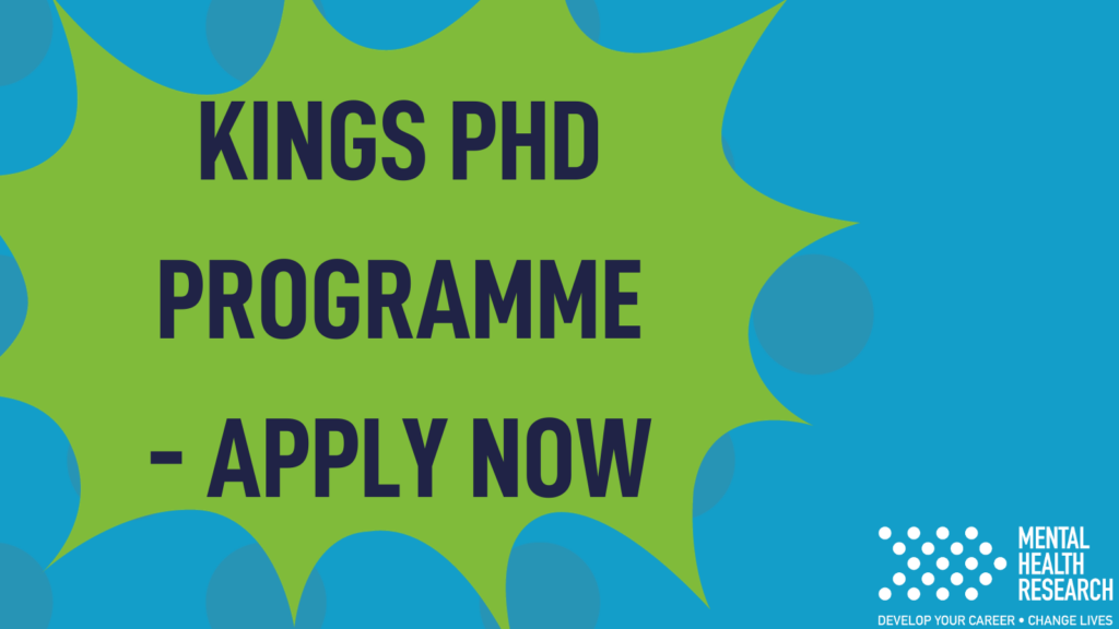 Kings PhD programme in mental health research for health professionals