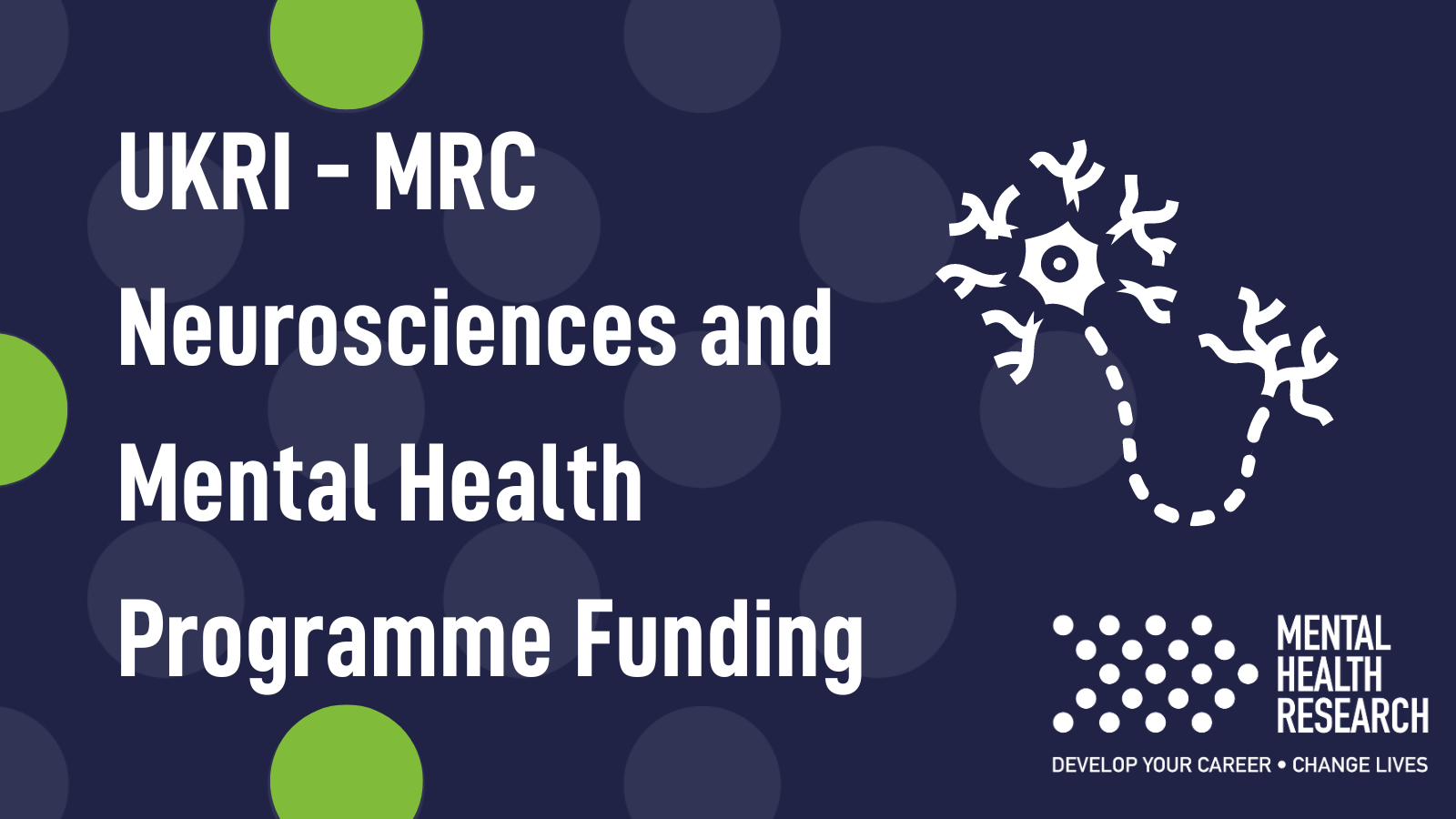 UKRI – MRC Neurosciences and Mental Health Programme Funding – Mental ...