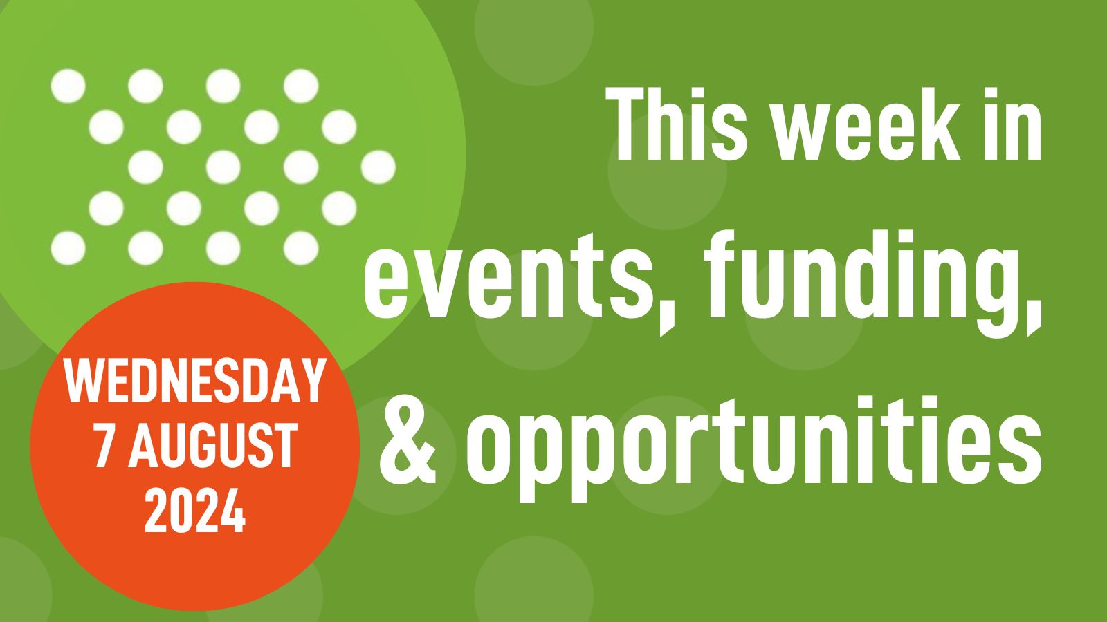 Mid-week roundup 7/8/24: events, funding, & opportunities in mental health research