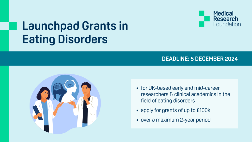 Eating disorders research grants from Medical Research Foundation