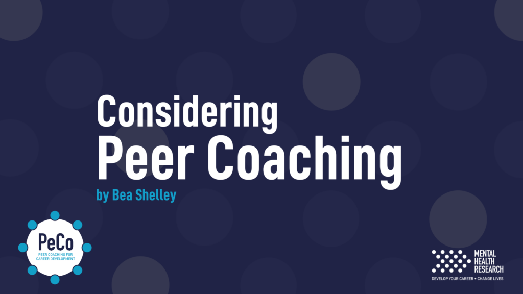 Considering peer coaching