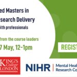 Funded clinical research delivery training for mental health professionals