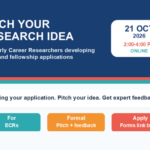 Early Career Researcher (ECR) Grant & Fellowship Pitch Event